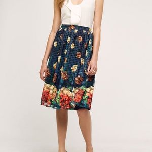 Summer Bouquet Skirt x Anthropologie NWT
